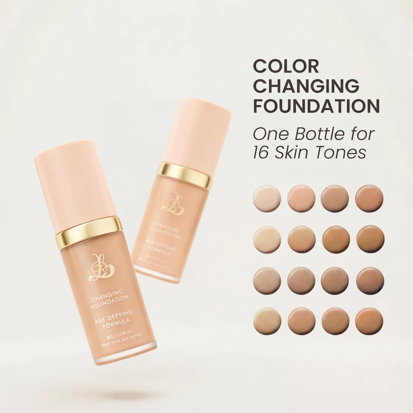 Lumière Liquid Silk Foundation 4 in 1 Color Changing Foundation